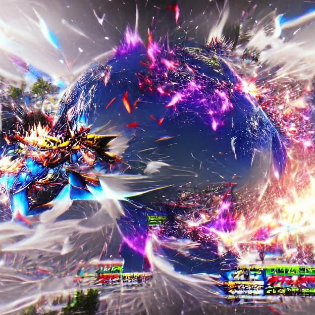Genshin Impact Character in Flower Field