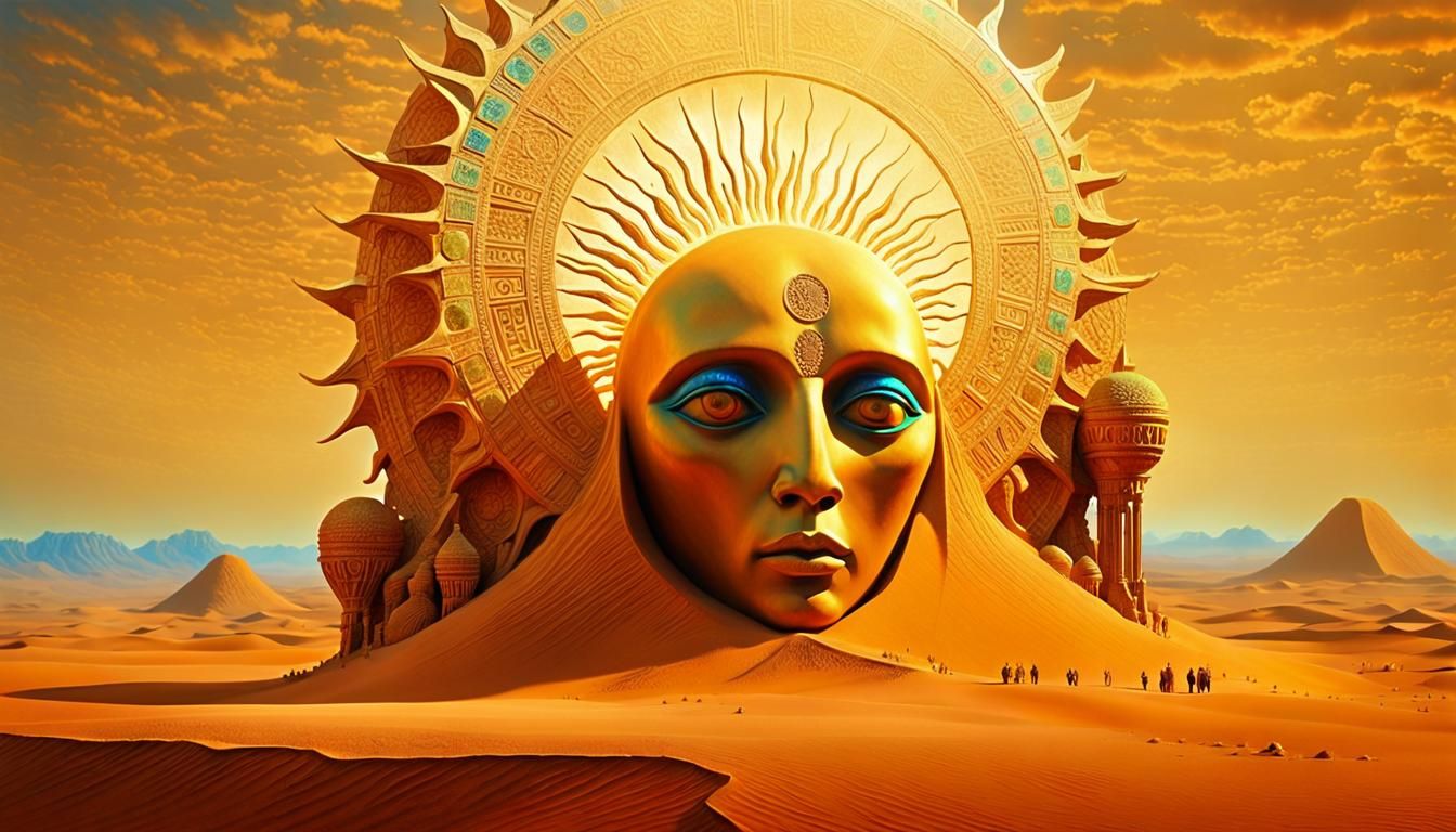The Sun Statue.