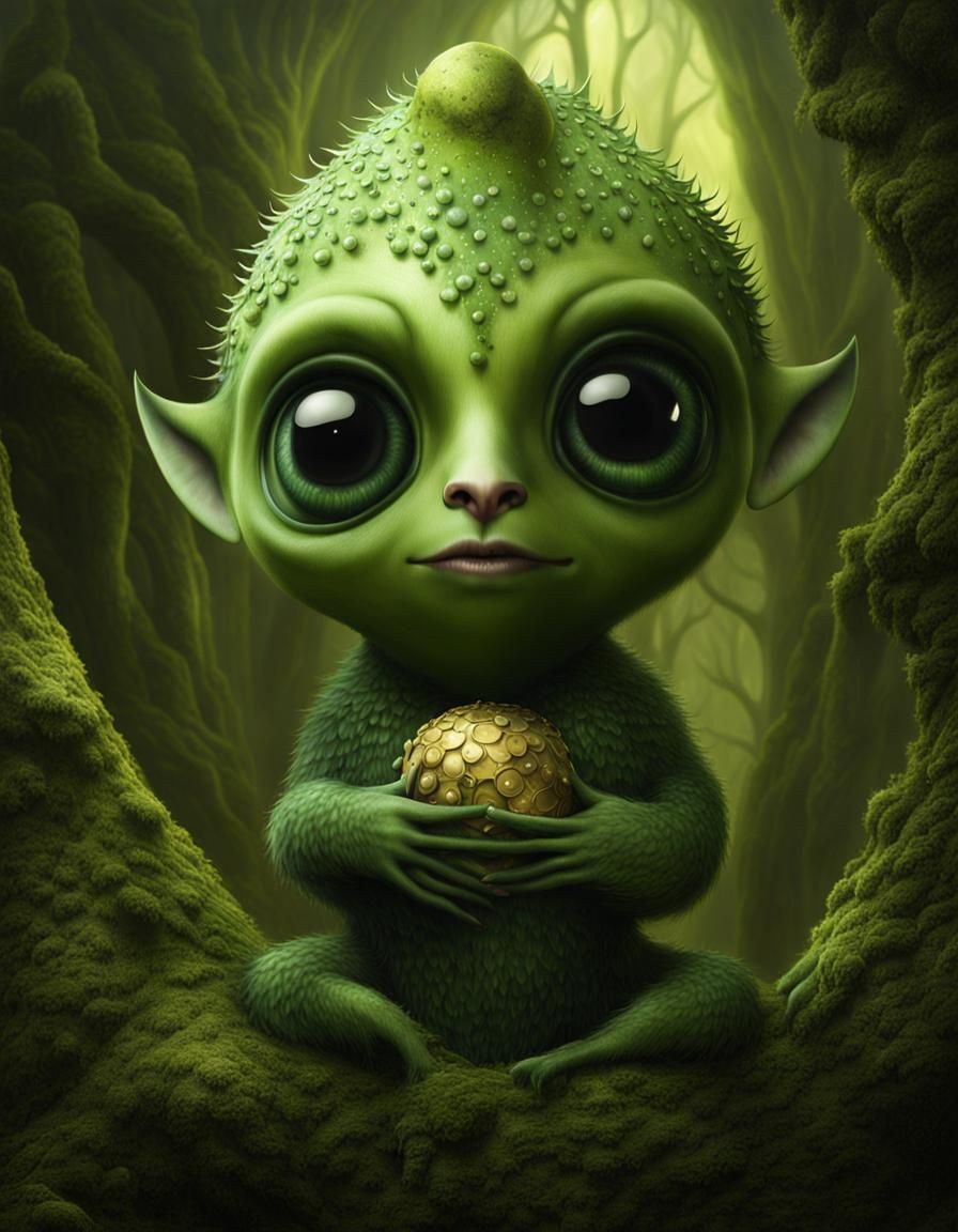 Envy: Creepy Cute Deadly Sin in Digital Art