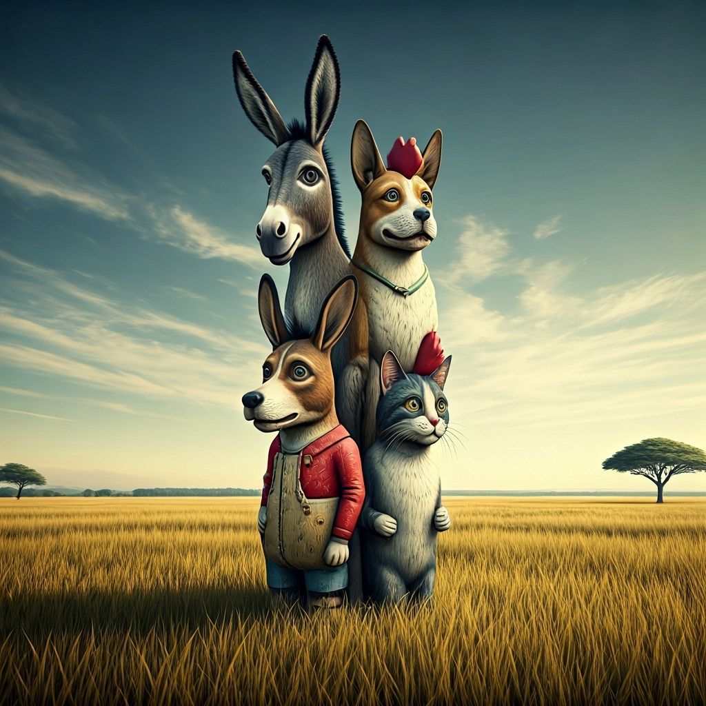 Bremen Town Musicians in the Canadian Prairies