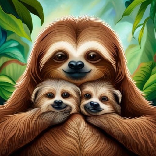 Sloth Family