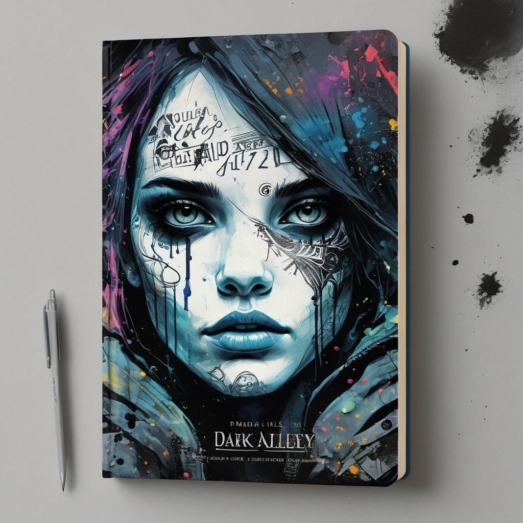 Gothic Pocket Book Cover Art: Dark Alley
