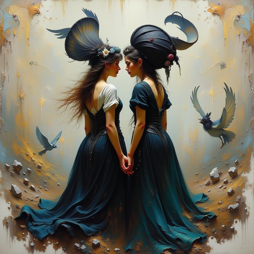 Abstract Surreal AI Image Generation Result