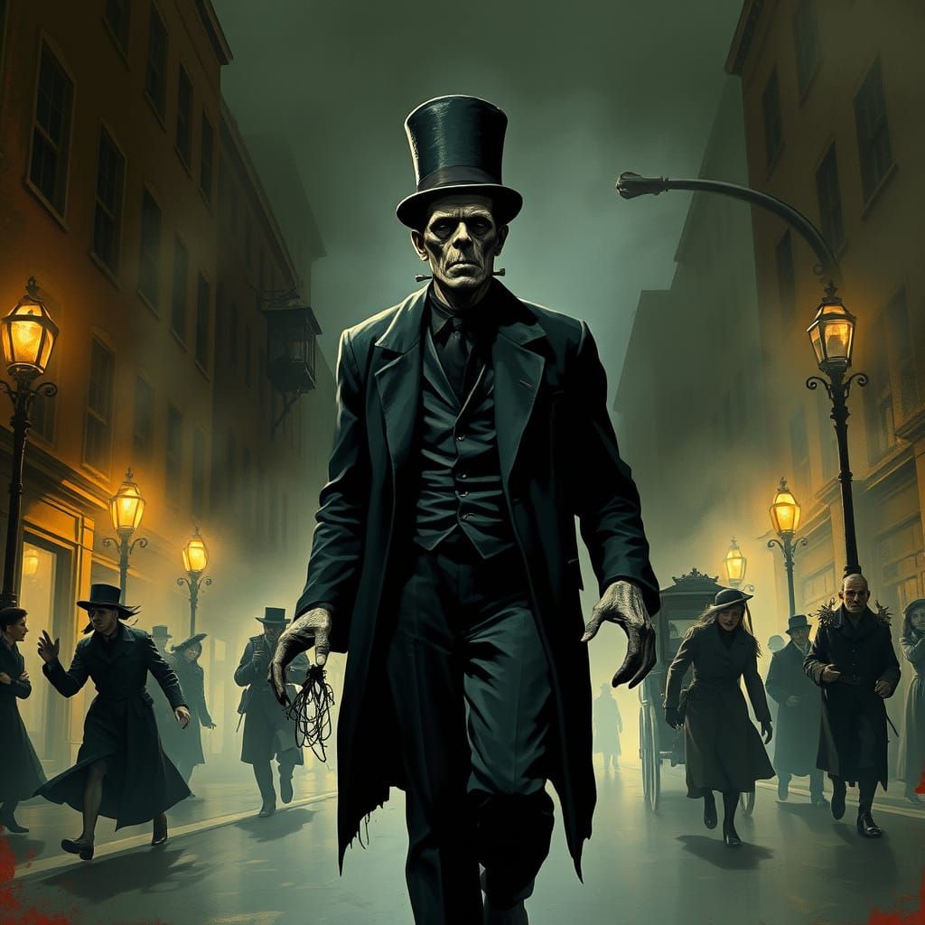 Frankenstein in Victorian London, Dark Romanticism Style