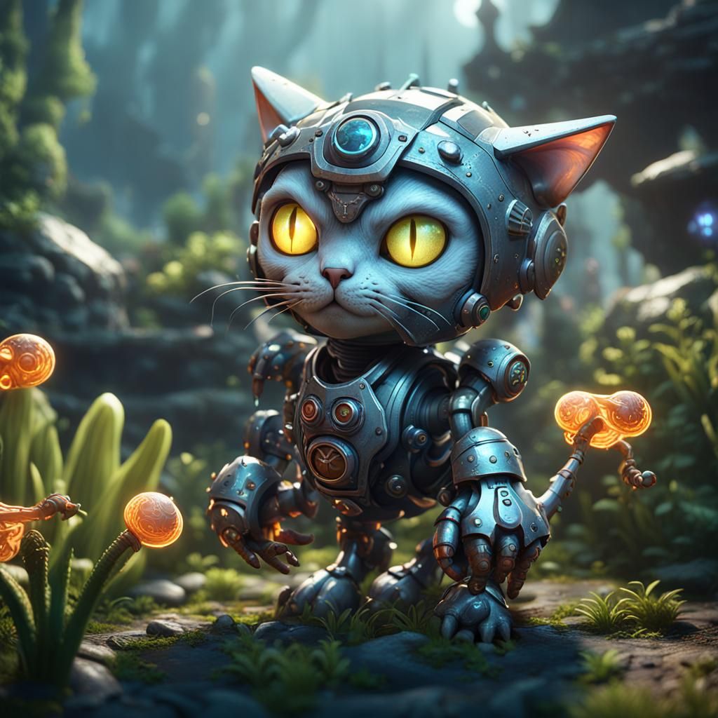Hero Cat's Afterlife Journey: 3D Game Cinematic