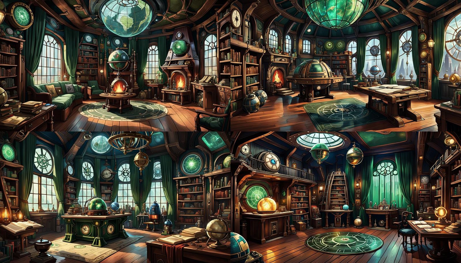 Steampunk Star Wars Adventurers' Lodge with Artifacts