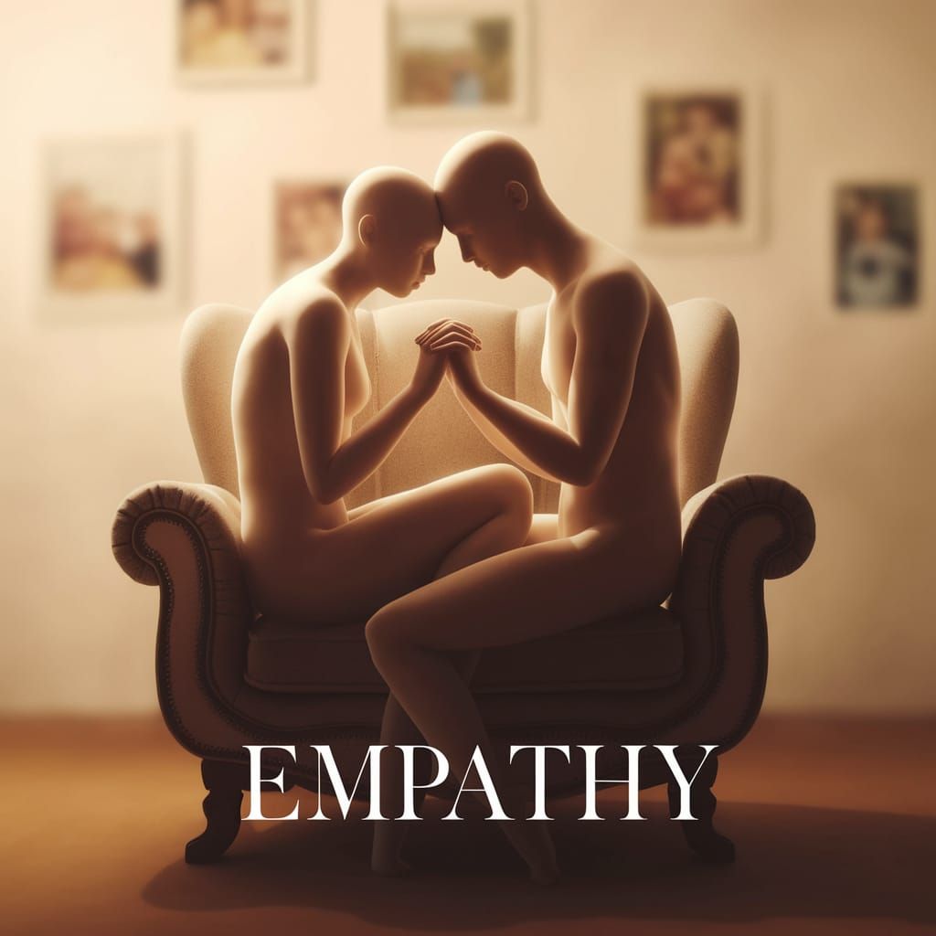 Tender Moment of Compassion in a Cozy Setting