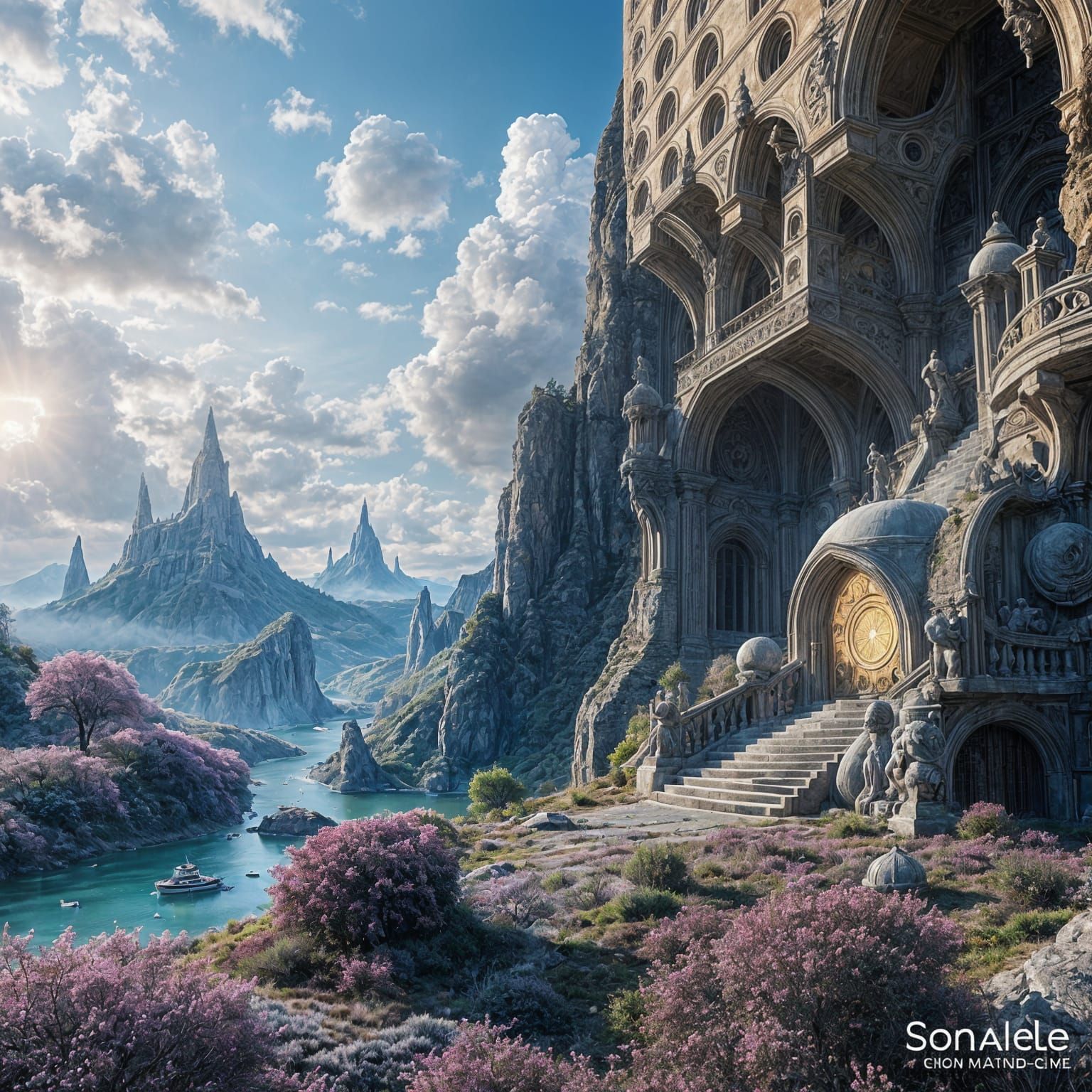 Surreal Blend of Reality and Fantasy