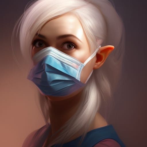 Elf Dentist Portrait in Hyperdetailed Digital Art Style