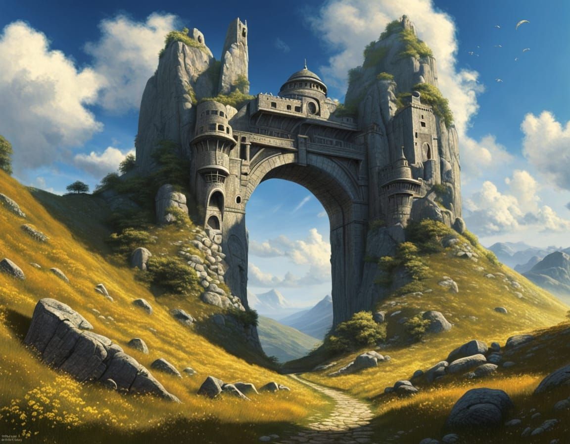 Shimmering Gateway to Other Realities