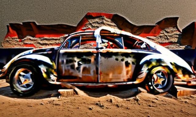 Herbie the Love Bug in Demolition Derby