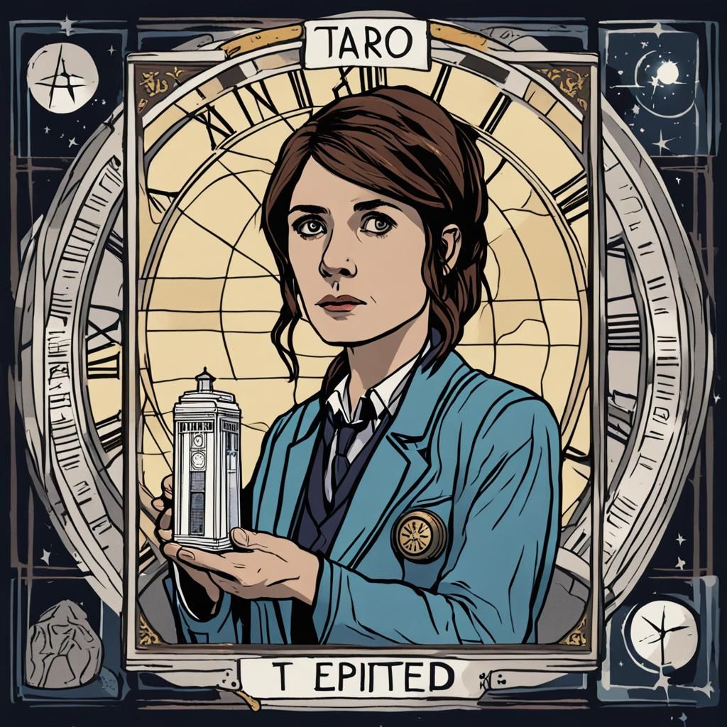 Tarot Card: Ghost Activist Time Lord