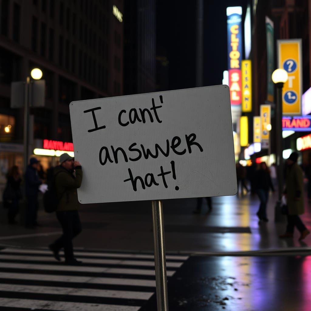 Abstract Image Generated From Unanswerable Prompt