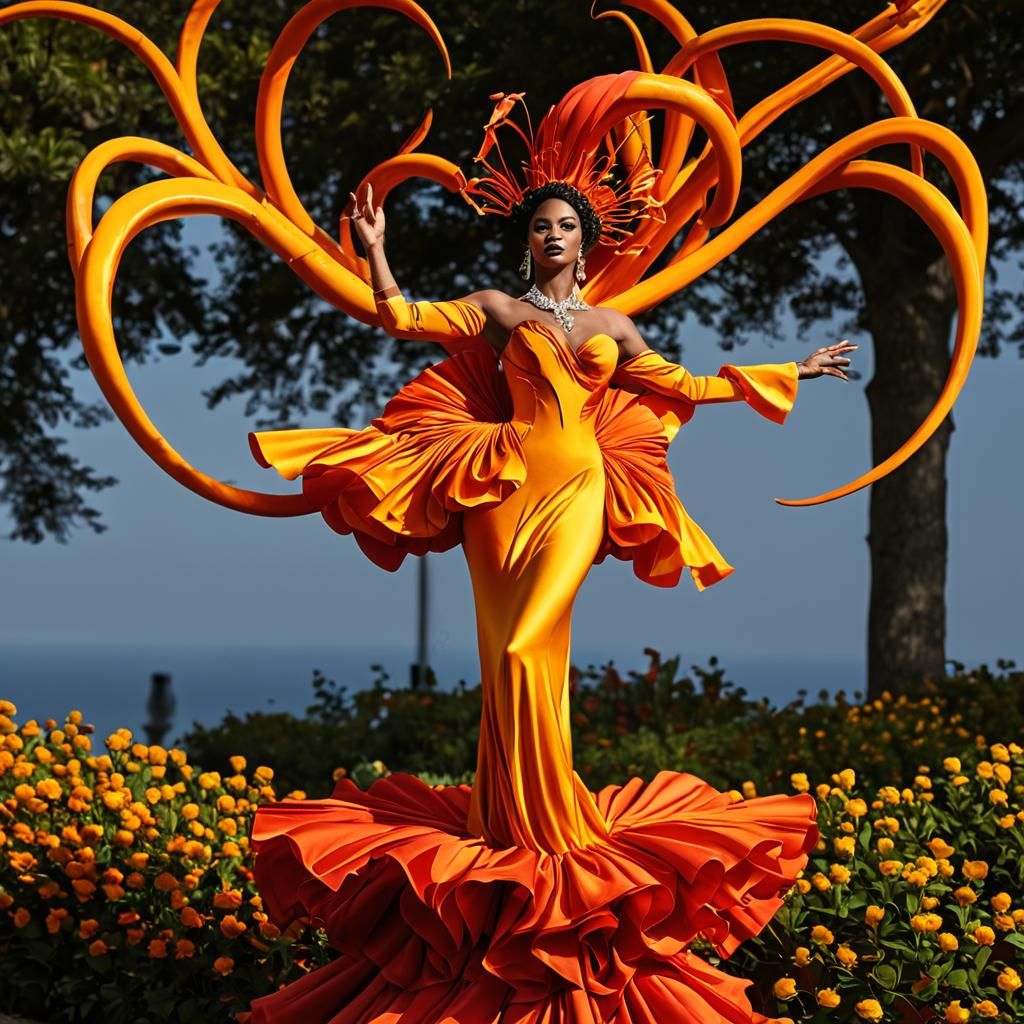 Abstract Flamboyant Splendor