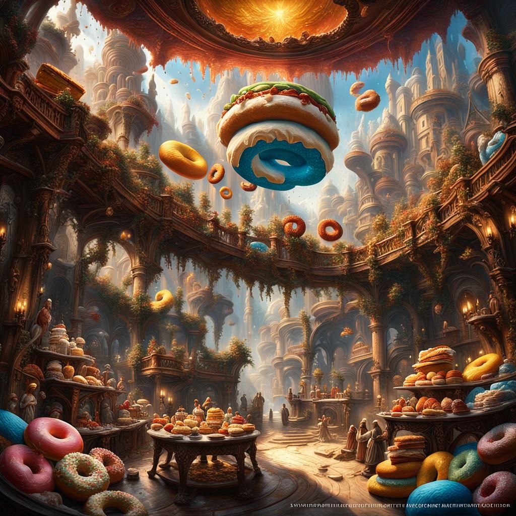 Fantasy Food Concept Art in Unreal Engine 5