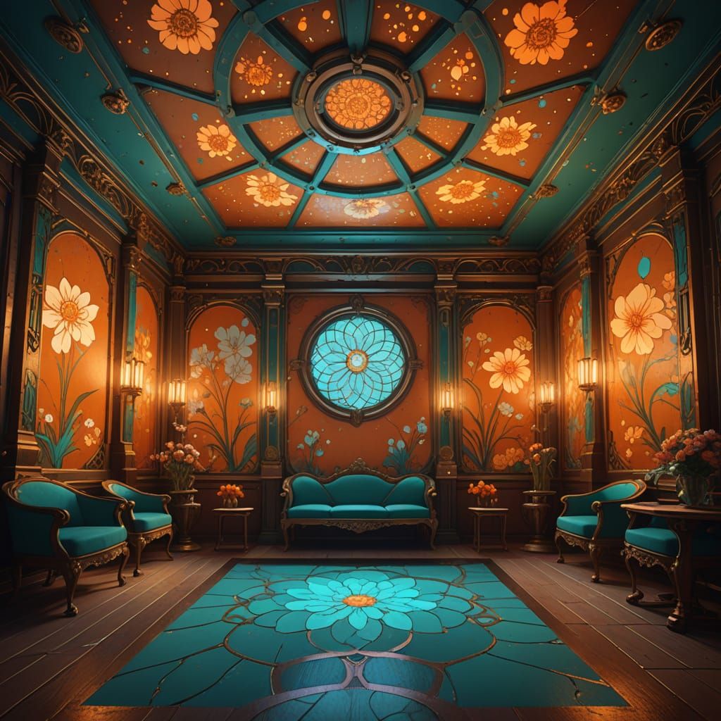 Dreaming Chamber in Impasto Style