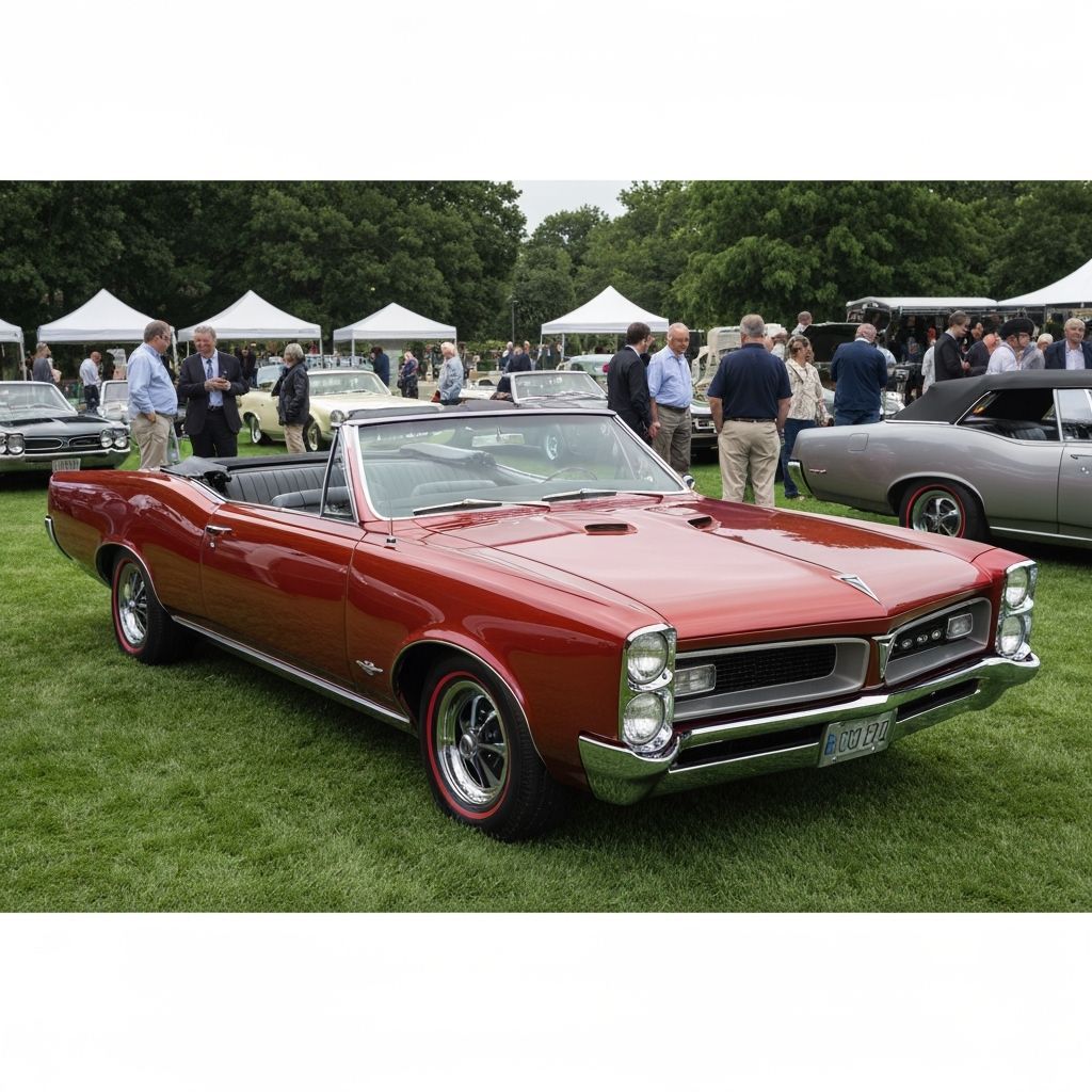 1967 Pontiac GTO Convertible at Concours d'Elegance