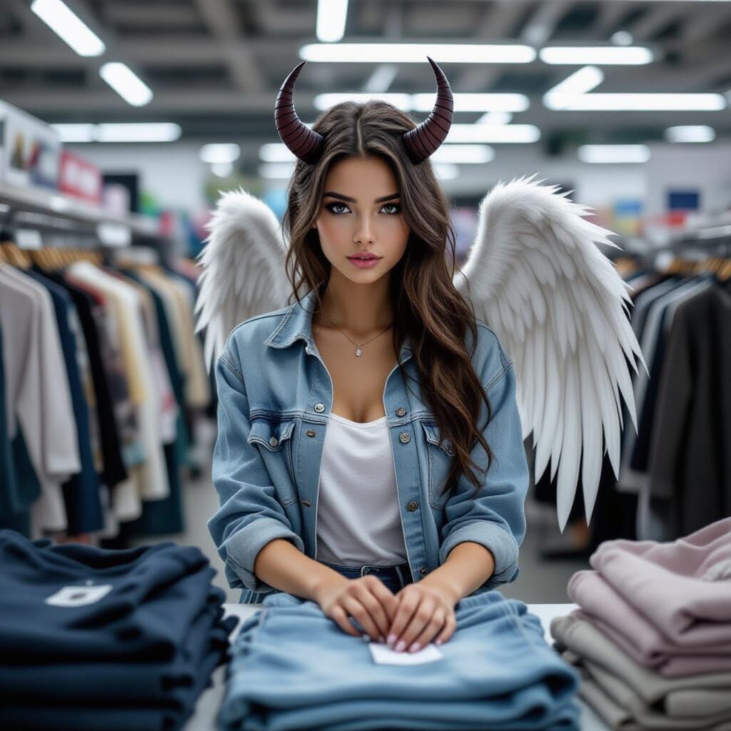 Half Angel Half Demon Working Retail