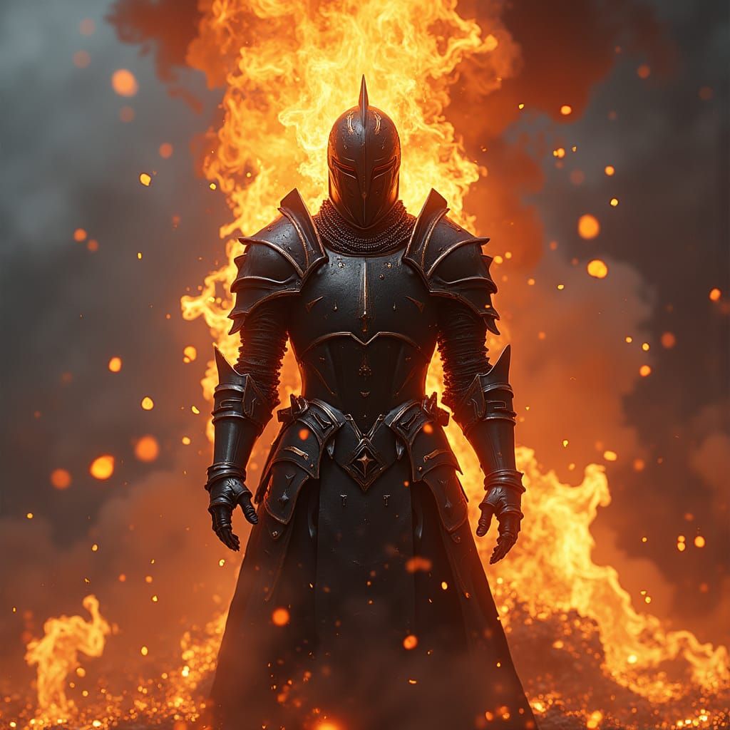 Dark Knight Reborn in Frenzied Flames