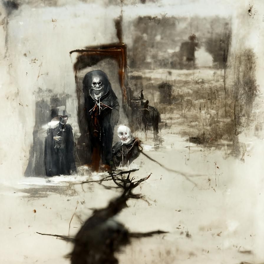 Sinister Black Blood: An Eerie Photograph