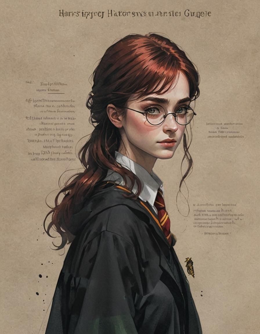 Girl Harry Potter in Gryffindor Uniform