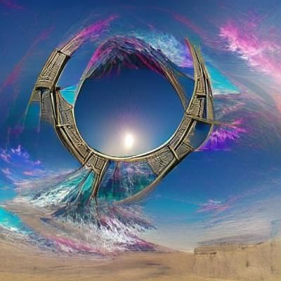 Infinite Stargate: A Surreal Cosmic Journey