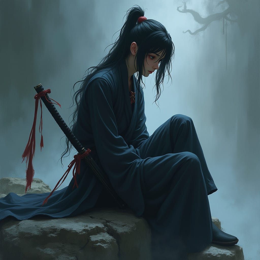 Mysterious Shadow Warrior's Lament