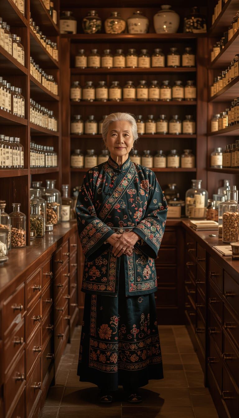 Chinese Medicine Heroine in Warm Apothecary