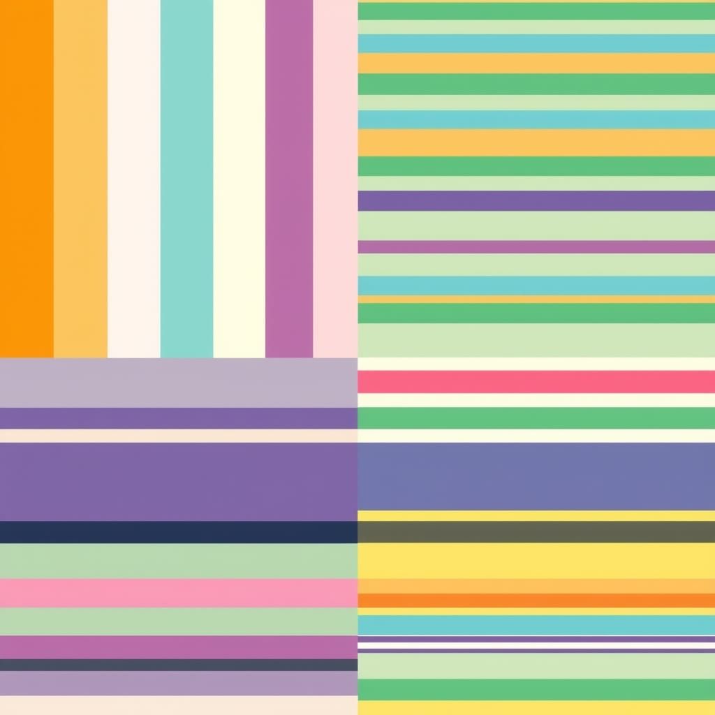 spring easter stripes