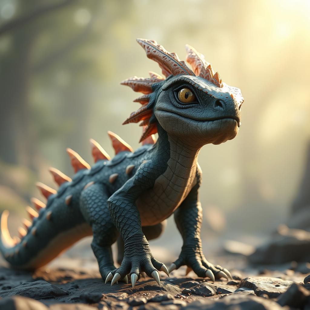 Terrifyingly Tender Creature Rendered in 3D