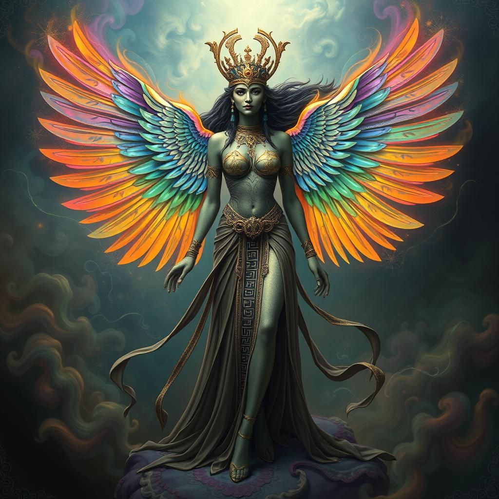 Ereškigal / Sumerian she-devil of the underworld / Anunnaki