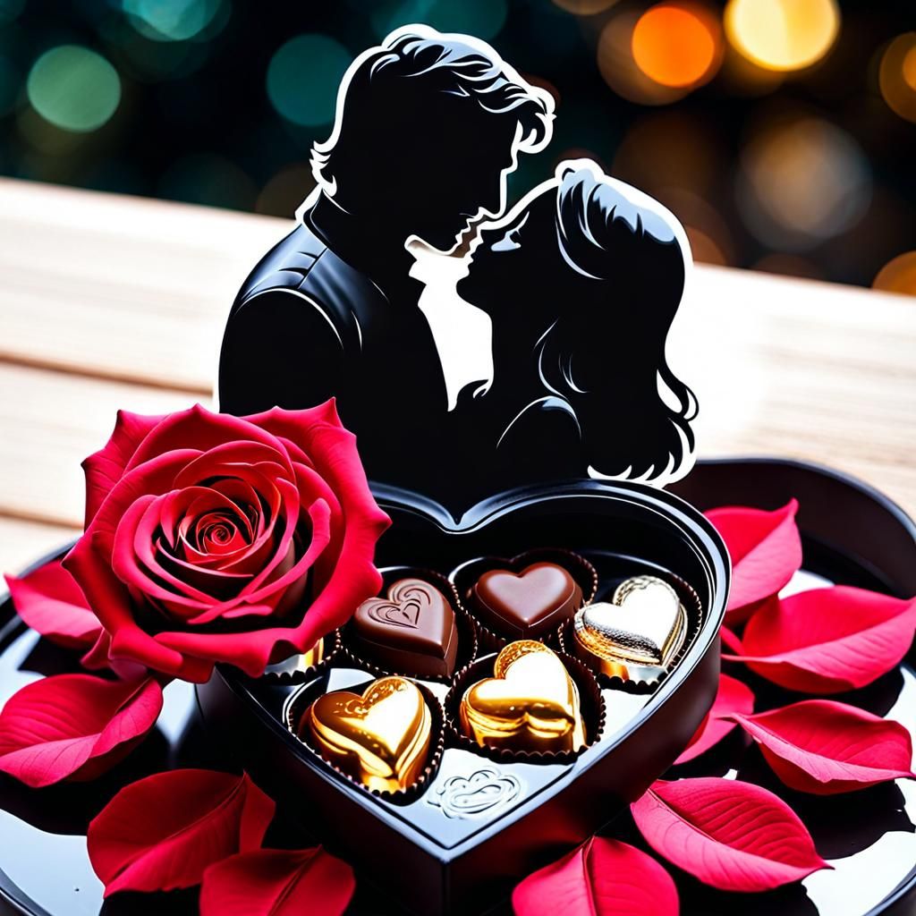 CHOCOLATE AND ROSES