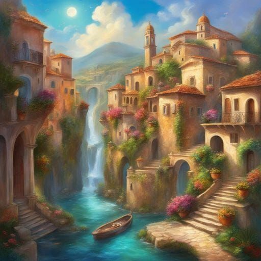 Picturesque Sicilian Town by the Sea