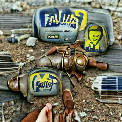 Wasteland Landscape Inspired by Fallout