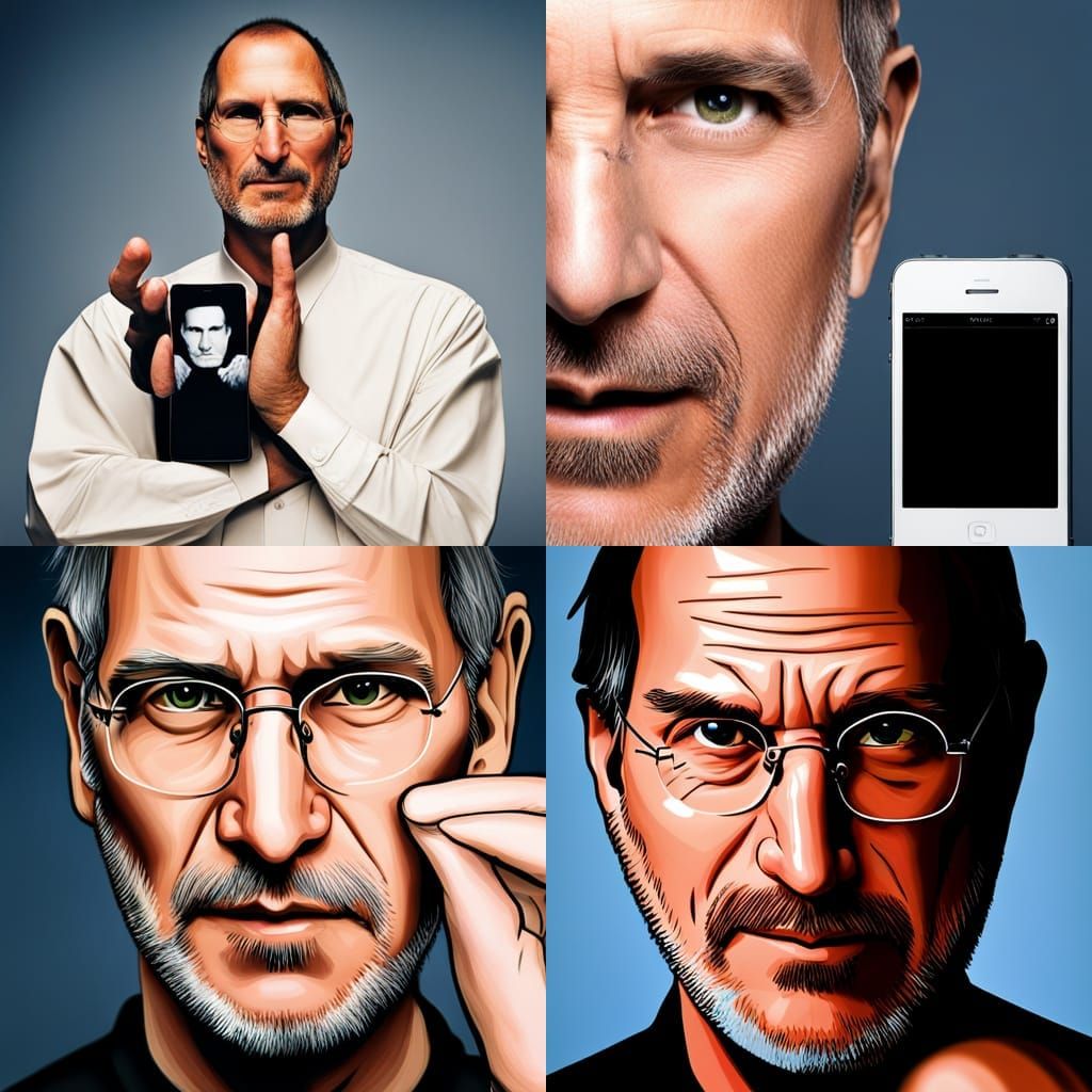 Steve Jobs Presents iPhone 20: Professional Portrait