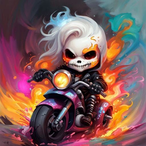 Ghost Rider on Fire