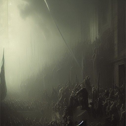 Horrific Revolution as Engraving