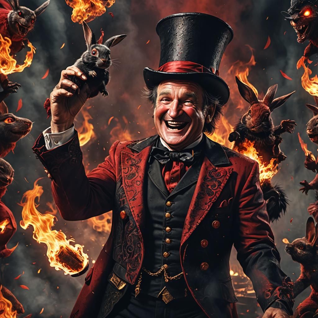 Robin Williams satanic magician