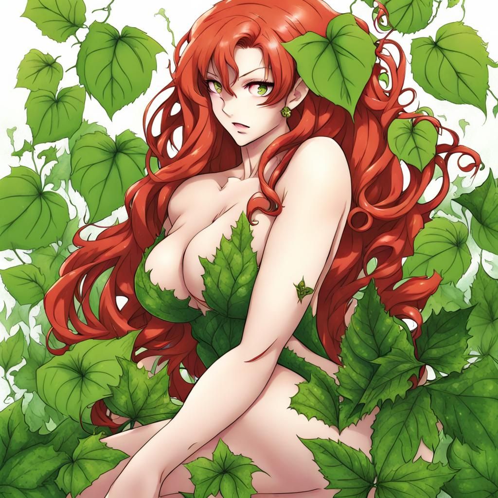 Anime Style Poison Ivy Artwork