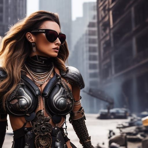 a hyper realistic ultra detailed photograph of a futuristic ...