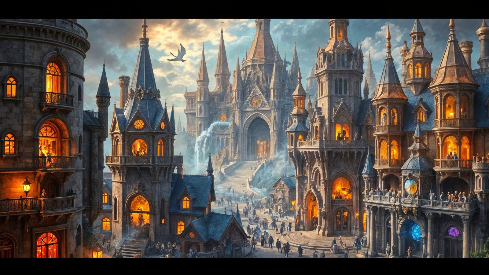 Marcuria City Reimagined: A High-Resolution Fantasy