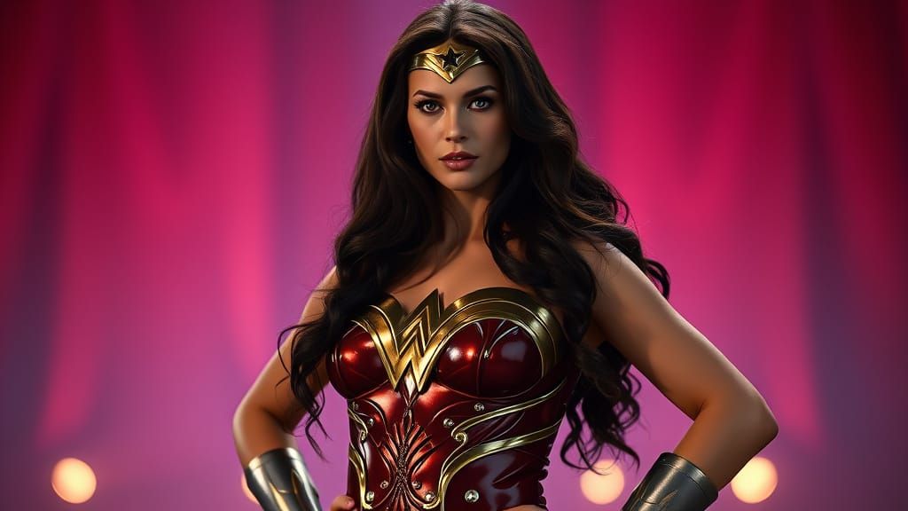 Epic Wonder Woman Cinematic Portrait