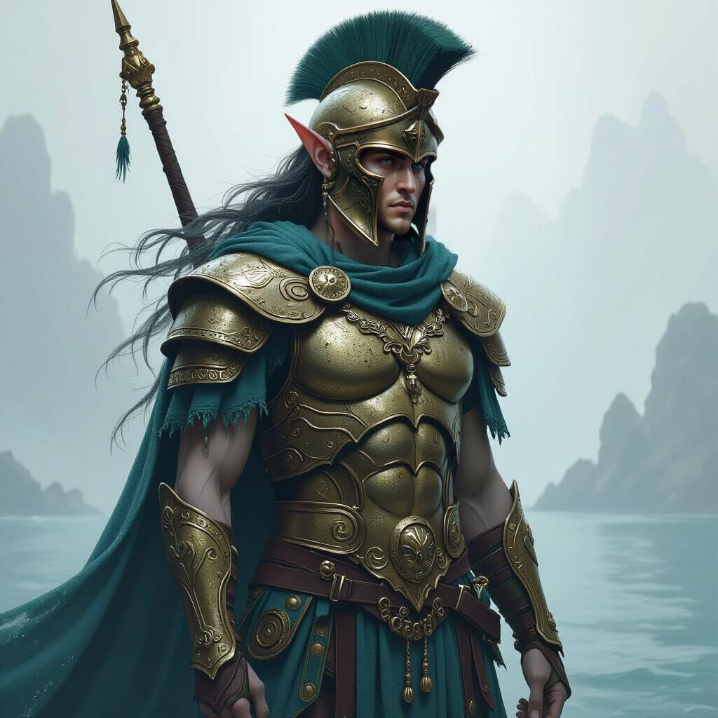Sea Elf in Spartan Roman Armor