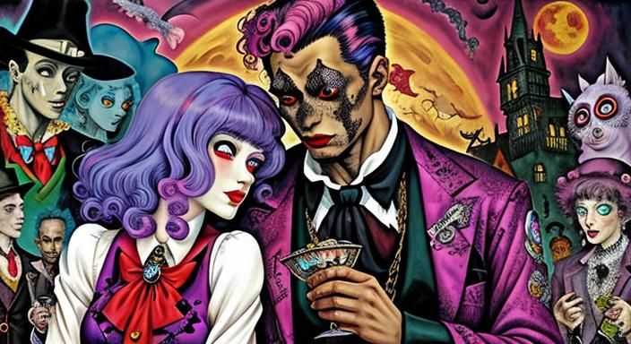 Vampires in Love: A Dark Fantasy Afrofuturistic Vision