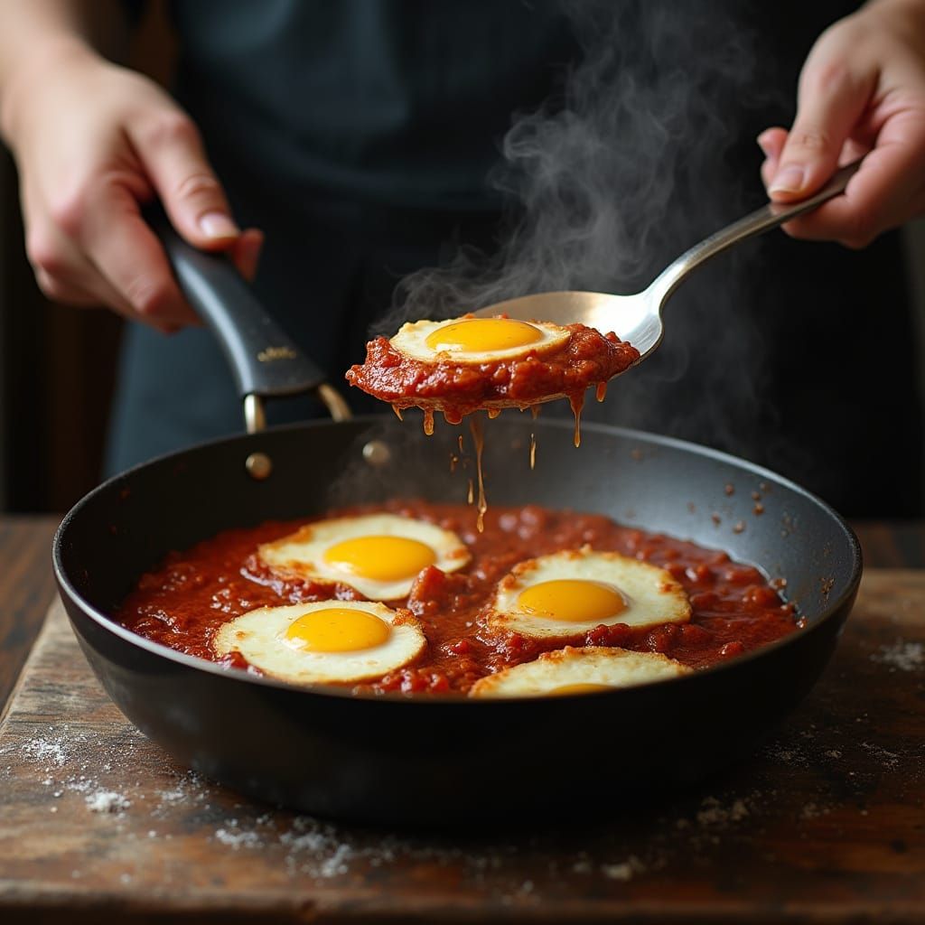 Frying Pan Cannibalism Scene in Dark Humor