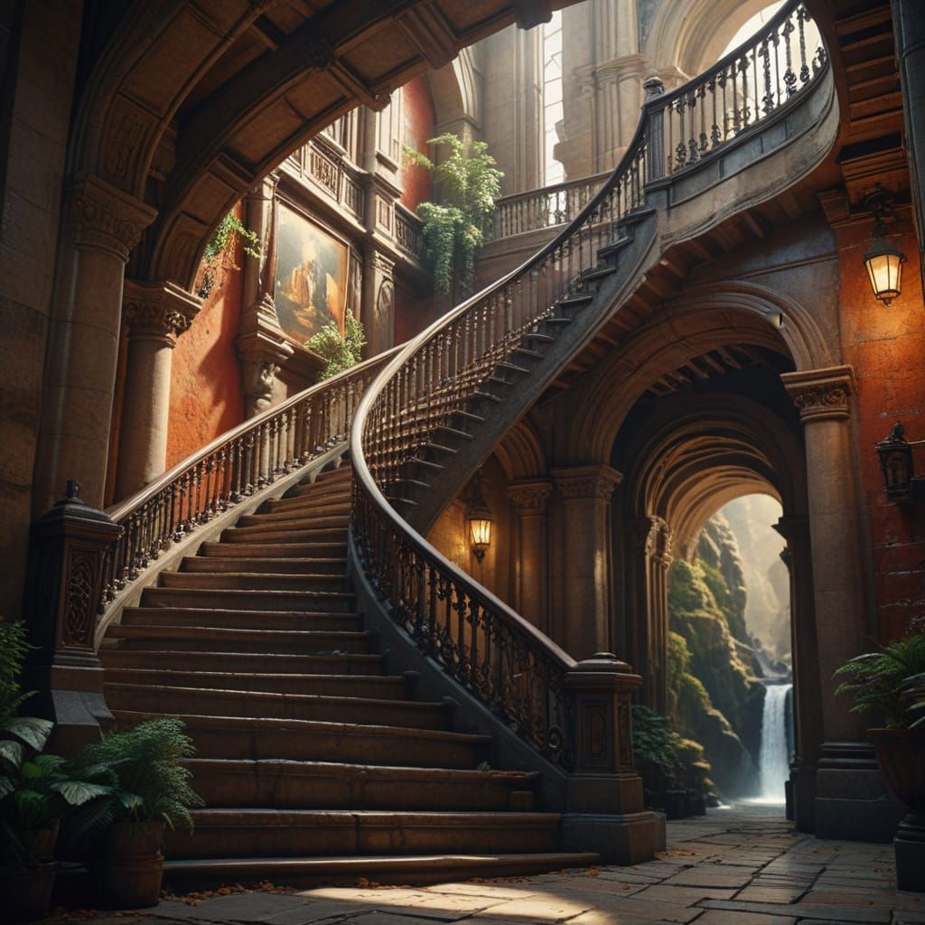 Epic Cinematic Masterpiece: The Giant's Staircase