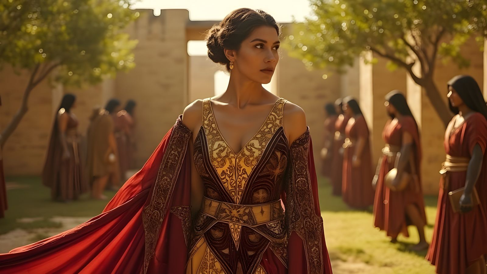 Ancient Greek Warrior Woman Escapes Monastery