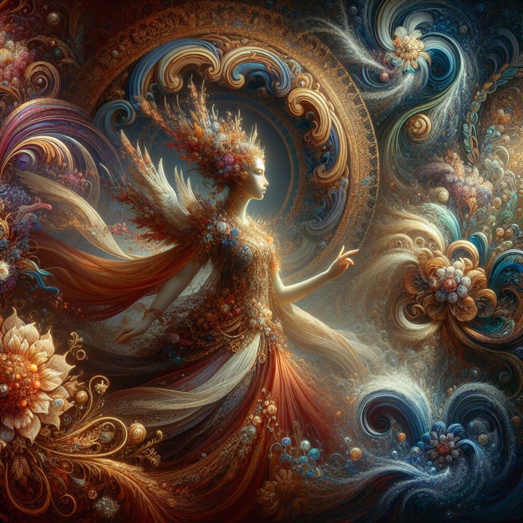 Virtue: A Matte Painting in Trending Fantasy Art Style