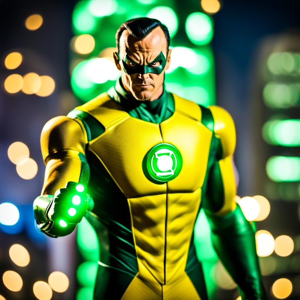 The DC comic book character Sinestro.