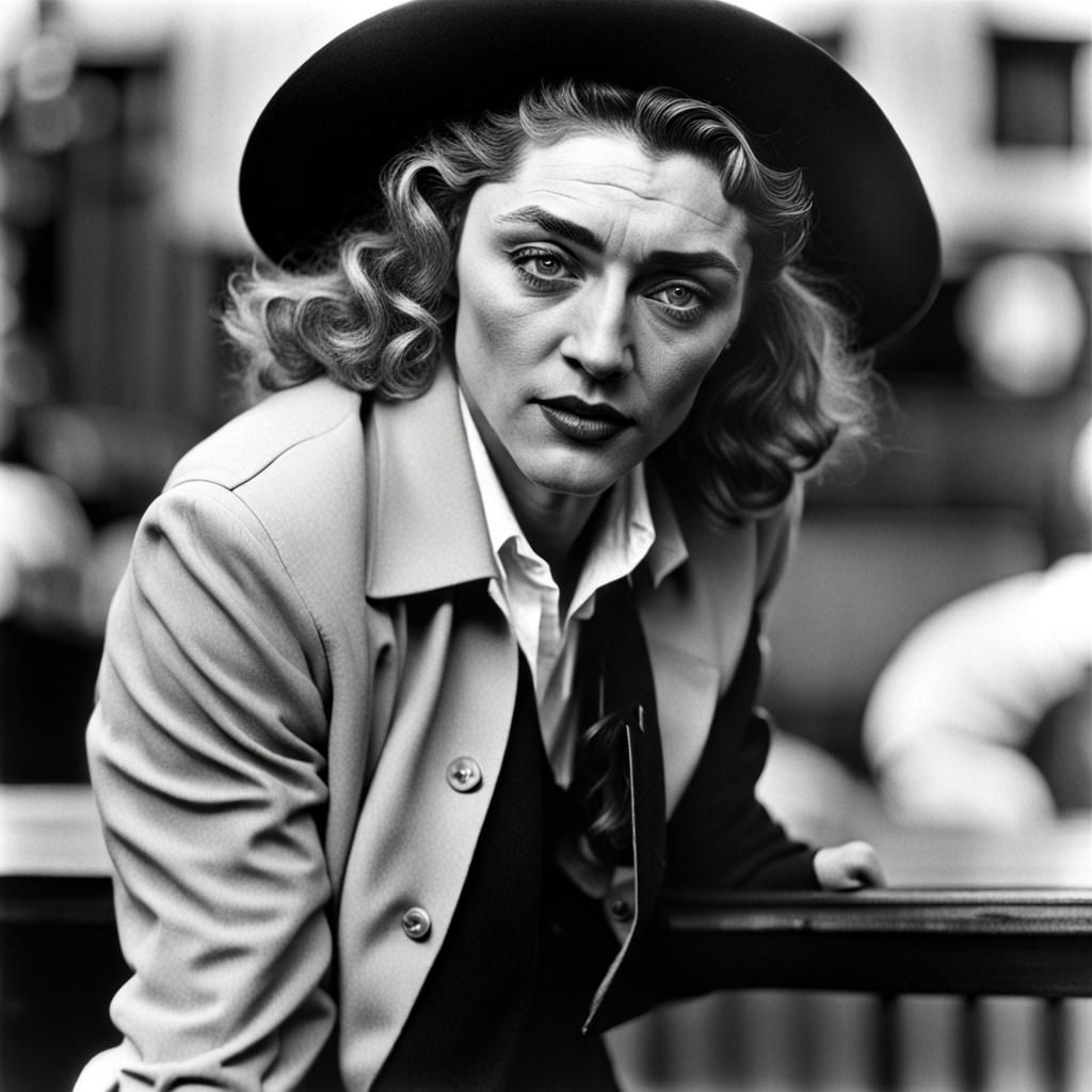 Young Madonna as a Man: A Portrait